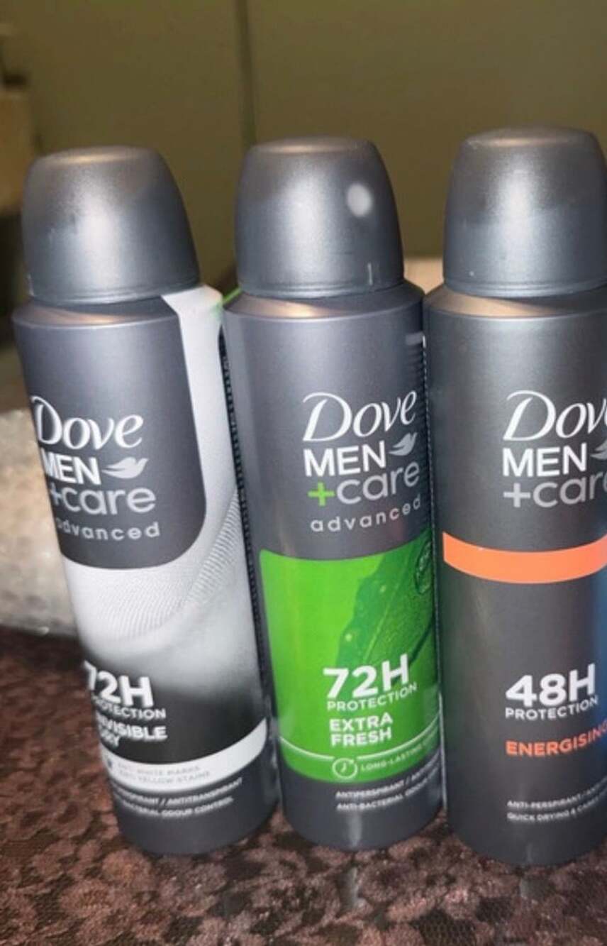 Dove Men+Care Antiperspirant Dry Spray Lot of 3